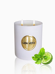 Liza Veta Bergamot & Patchouli Scented Candle 30CL - Candles & Lanterns - British D'sire