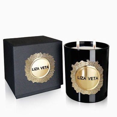 Liza Veta Bergamot & Patchouli Scented Candle - Candles & Lanterns - British D'sire