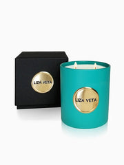 Liza Veta Eucalyptus & Lemongrass Scented Candle - Candles & Lanterns - British D'sire