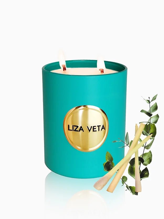 Liza Veta Sweet Orange & Bergamot Scented Candle - Candles & Lanterns - British D'sire