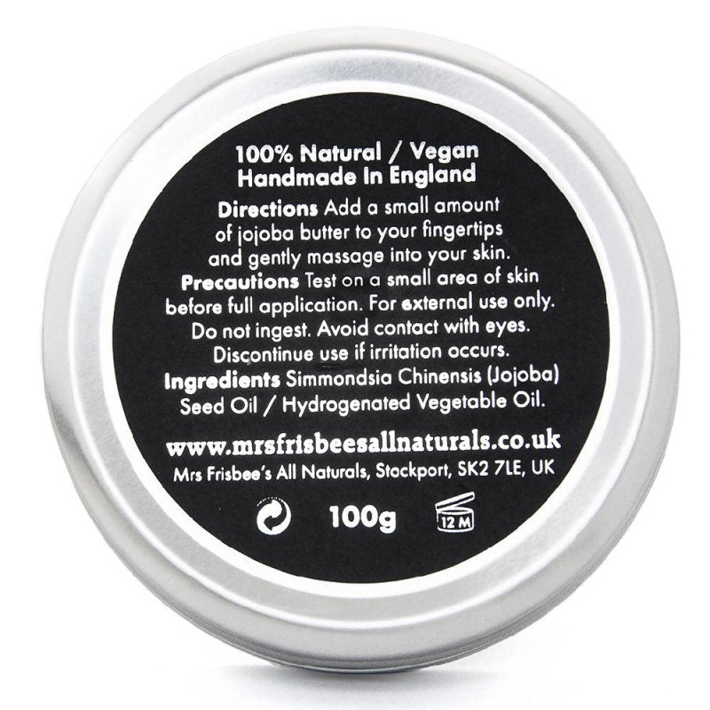 Mrs Frisbee’s All Naturals ORGANIC JOJOBA BUTTER (For Body and Face), 100g - Body Care - British D'sire