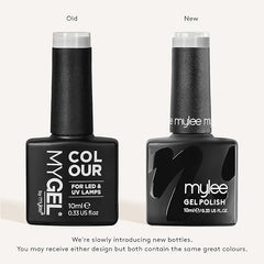 Mylee Gel Nail Polish Quad Colour Set 4x10ml [Oh My Quad] UV/LED Soak-Off Nail Art Manicure Pedicure for Professional, Salon & Home Use - Long Lasting & Easy to Apply - British D'sire