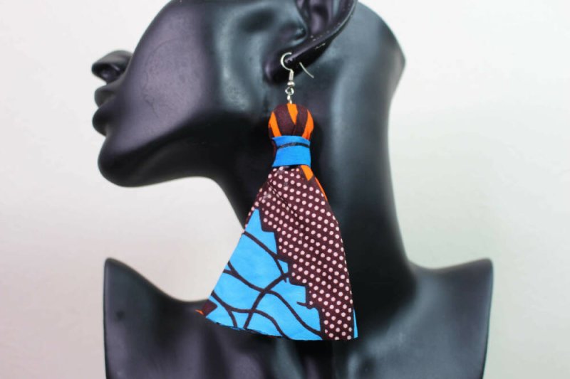 Oreoluwa Ankara Earrings - Jewelry/Accessories - British D'sire