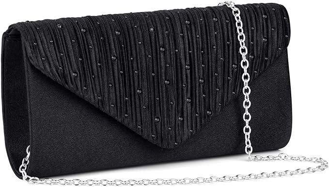 OSDUE Women Clutch Bag | Glitter Envelope Clutch Bag With Detachable Chain Strap | Evening Clutch for Ladies | Evening Bag - Women's bags and pouches - British D'sire