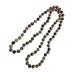 Pearlz Gallery Round Rhodonite Endless Necklace - Necklaces & Pendants - British D'sire