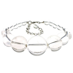 Pearlz Gallery Sterling Silver Ladies Round Crystal Bracelet - Bracelets & Bangles - British D'sire