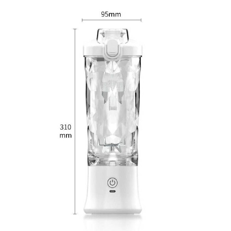 Portable Multifunctional USB Charging Juice Cup Mini Electrical Blender(Black) - Electrical Blender - British D'sire