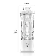 Portable Multifunctional USB Charging Juice Cup Mini Electrical Blender(Black) - Electrical Blender - British D'sire