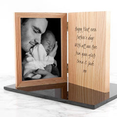 Pure Essence Greetings Engraved Book Photo Frame - Housings & Frames - British D'sire