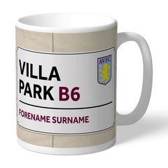 Pure Essence Greetings Football Club Street Sign Mug - Glasswares & Drinkwares - British D'sire