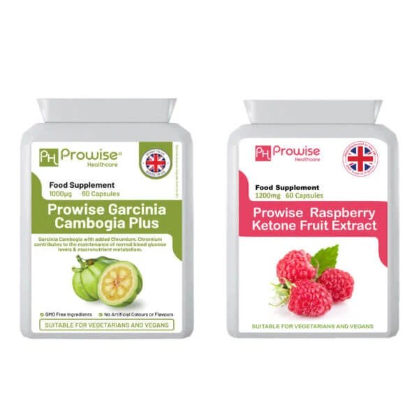 Raspberry Ketones + Garcinia Cambogia | Suitable For Vegetarians & Vegans | Made In UK - British D'sire