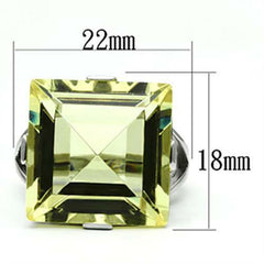 Jewellery Kingdom  Details about   Ladies citrine ring princess cut 16 carat cocktail stainless steel cz new 649