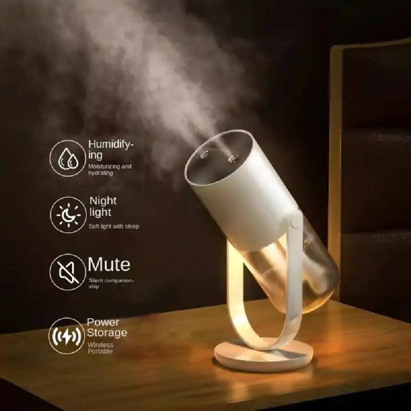 S07 Multi-mode Wireless Double Jet Humidifier (White) - Humidifier - British D'sire