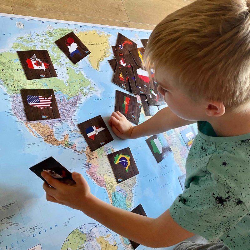 Teddo Play Countries, Cities, Flags, Borders & More (All Countries of the World) - Learning & Education - British D'sire