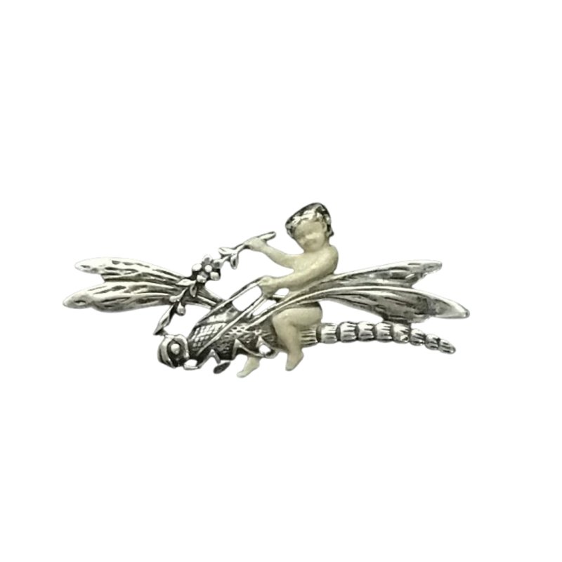 Timeless Classic Dragonfly Brooch - Brooms & Brushes - British D'sire