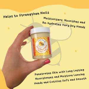 Ultra Bee Health 100% Natural Bzzy Hand Balm Honey & Rose 100ml - Body Care - British D'sire