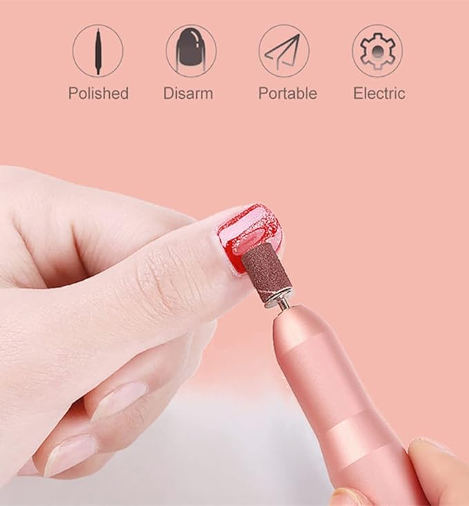 UV Nail Kit LED Nail Lamp with Electric Nail Drill ,3D Art Acrylic Nail kit for Nail Beginners,Gel Nail Dryer Light Professional DIY Nail Art Supplies,Manicure Pen Polishing Tools - British D'sire