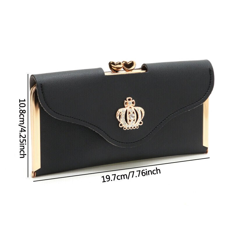 Women Short Small Money Purse Wallet Ladies PU Leather Folding Coin Card Holder - Women's bags and pouches - British D'sire