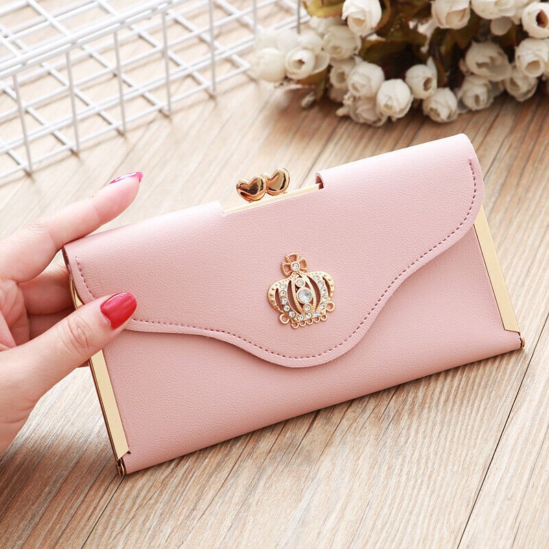 Women Short Small Money Purse Wallet Ladies PU Leather Folding Coin Card Holder - Women's bags and pouches - British D'sire