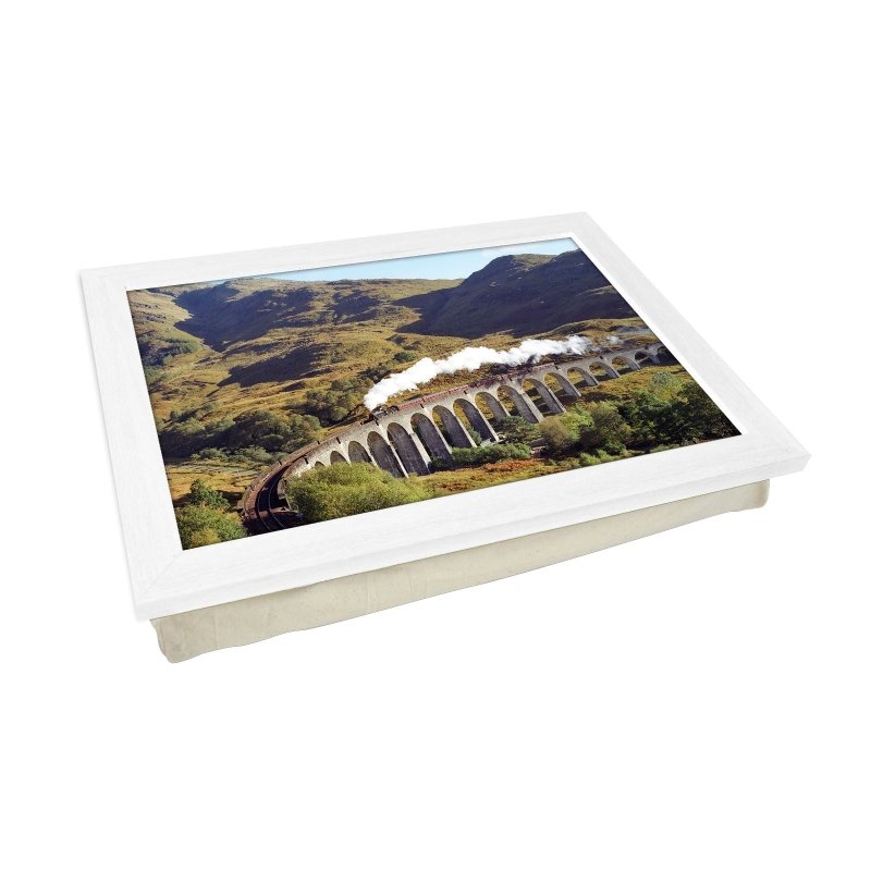 Yoosh B1 Crosses Glenfinnan Viaduct Train Lap Tray - Kitchen Tools & Gadgets - British D'sire