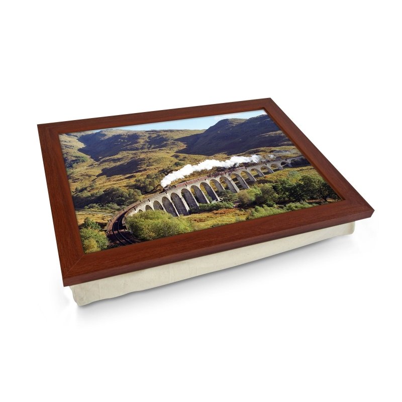 Yoosh B1 Crosses Glenfinnan Viaduct Train Lap Tray - Kitchen Tools & Gadgets - British D'sire