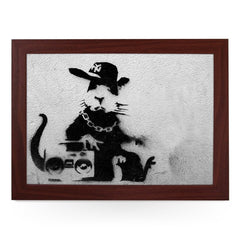 Yoosh Banksy Rapper Rat Lap Tray - Kitchen Tools & Gadgets - British D'sire