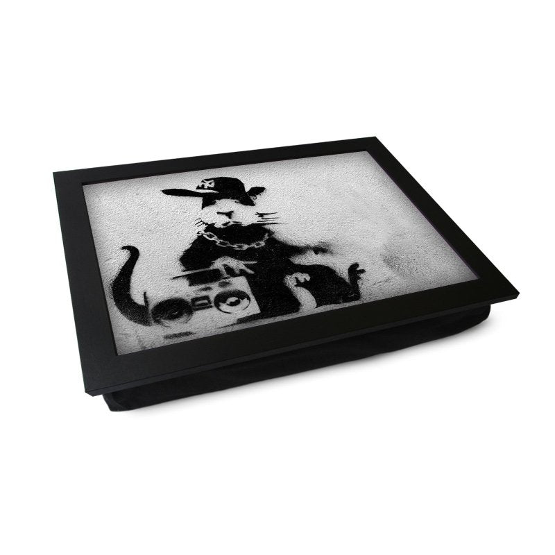 Yoosh Banksy Rapper Rat Lap Tray - Kitchen Tools & Gadgets - British D'sire