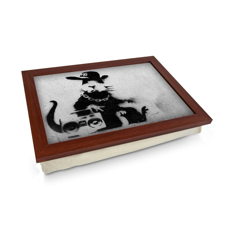 Yoosh Banksy Rapper Rat Lap Tray - Kitchen Tools & Gadgets - British D'sire