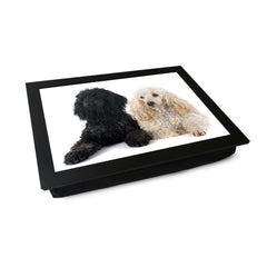 Yoosh Black & White Poodle Dogs Lap Tray - Kitchen Tools & Gadgets - British D'sire