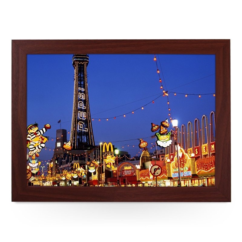 Yoosh Blackpool Illuminations Lap Tray - Kitchen Tools & Gadgets - British D'sire