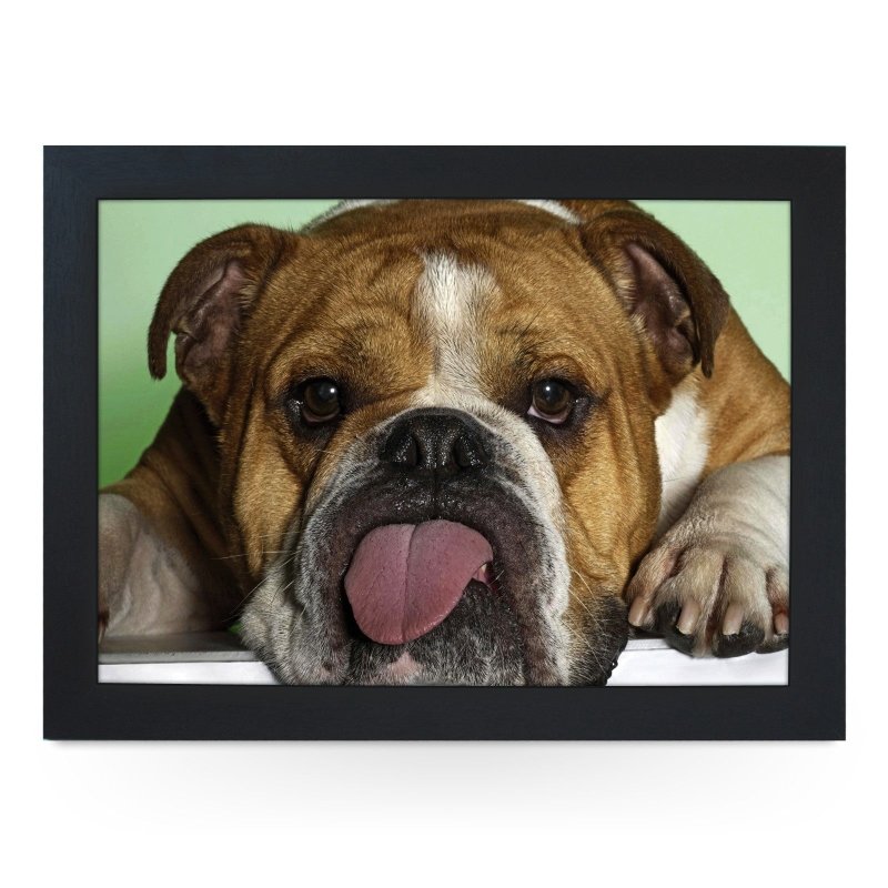 Yoosh Bulldog Sticking Tongue Out Lap Tray - Kitchen Tools & Gadgets - British D'sire