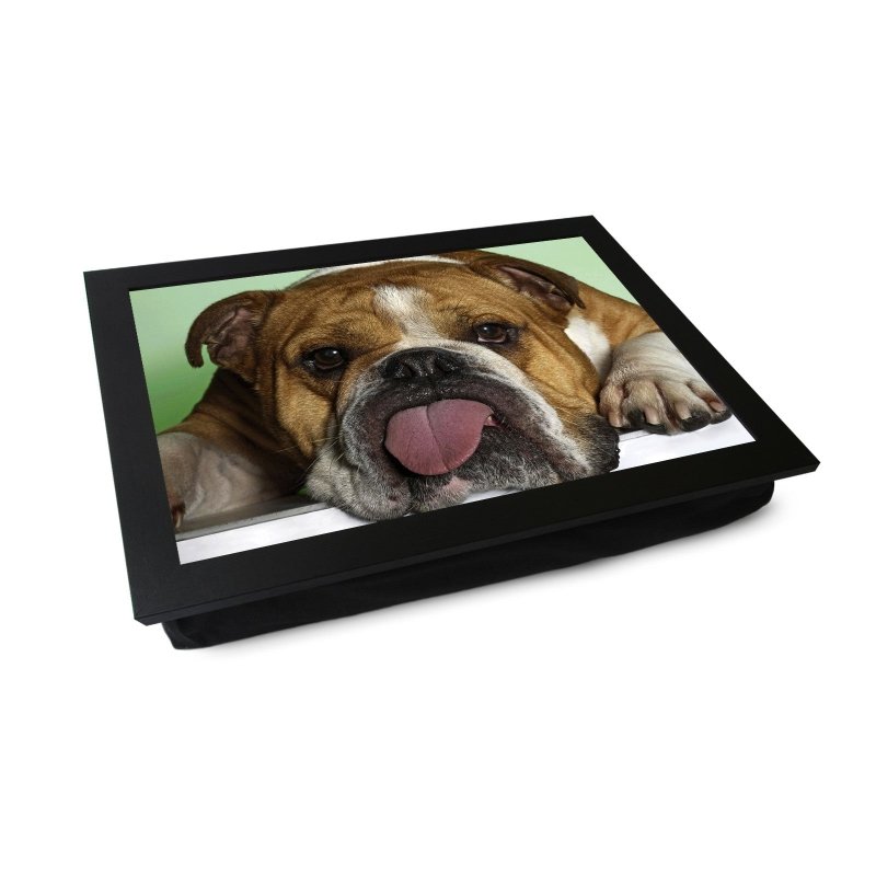 Yoosh Bulldog Sticking Tongue Out Lap Tray - Kitchen Tools & Gadgets - British D'sire