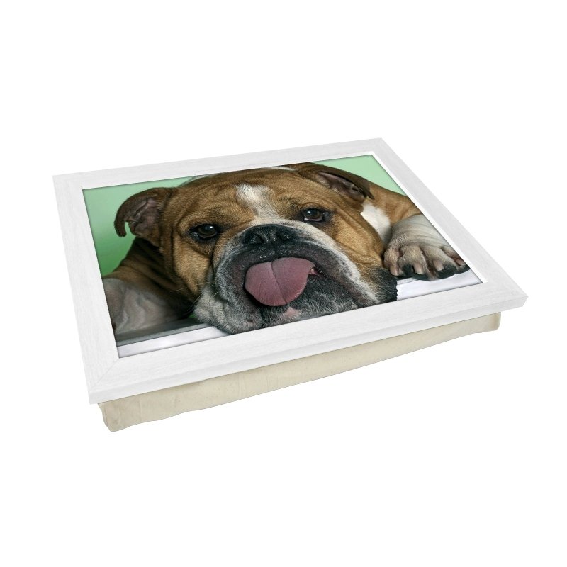 Yoosh Bulldog Sticking Tongue Out Lap Tray - Kitchen Tools & Gadgets - British D'sire