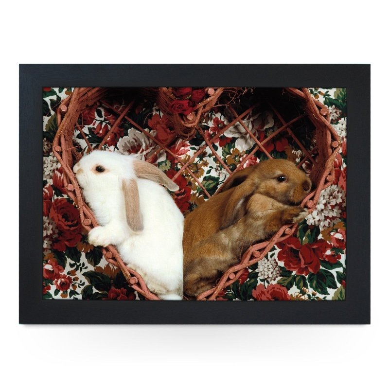 Yoosh Bunnies In A Heart Lap Tray - Kitchen Tools & Gadgets - British D'sire