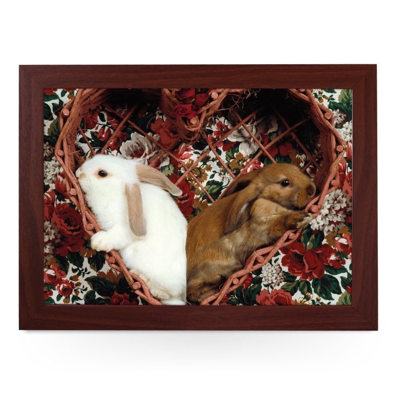 Yoosh Bunnies In A Heart Lap Tray - Kitchen Tools & Gadgets - British D'sire