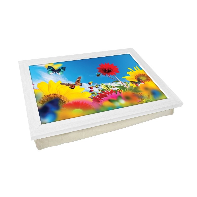 Yoosh Butterflies & Sun Flowers Lap Tray - Kitchen Tools & Gadgets - British D'sire