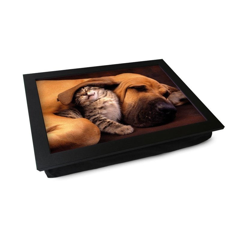 Yoosh Cat & Sleeping Great Dane Dog Lap Tray - L0401 - Kitchen Tools & Gadgets - British D'sire