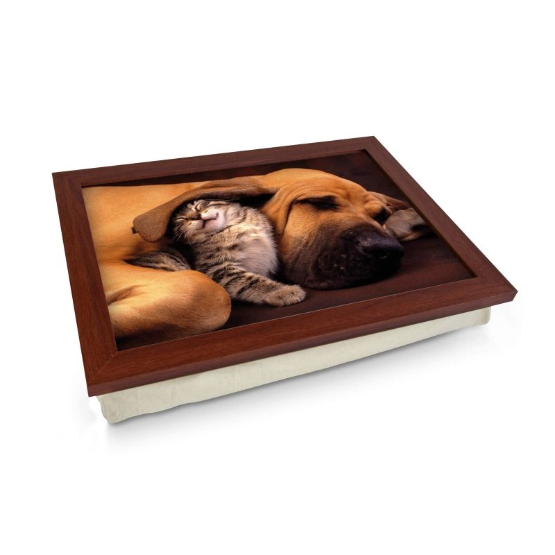 Yoosh Cat & Sleeping Great Dane Dog Lap Tray - L0401 - Kitchen Tools & Gadgets - British D'sire