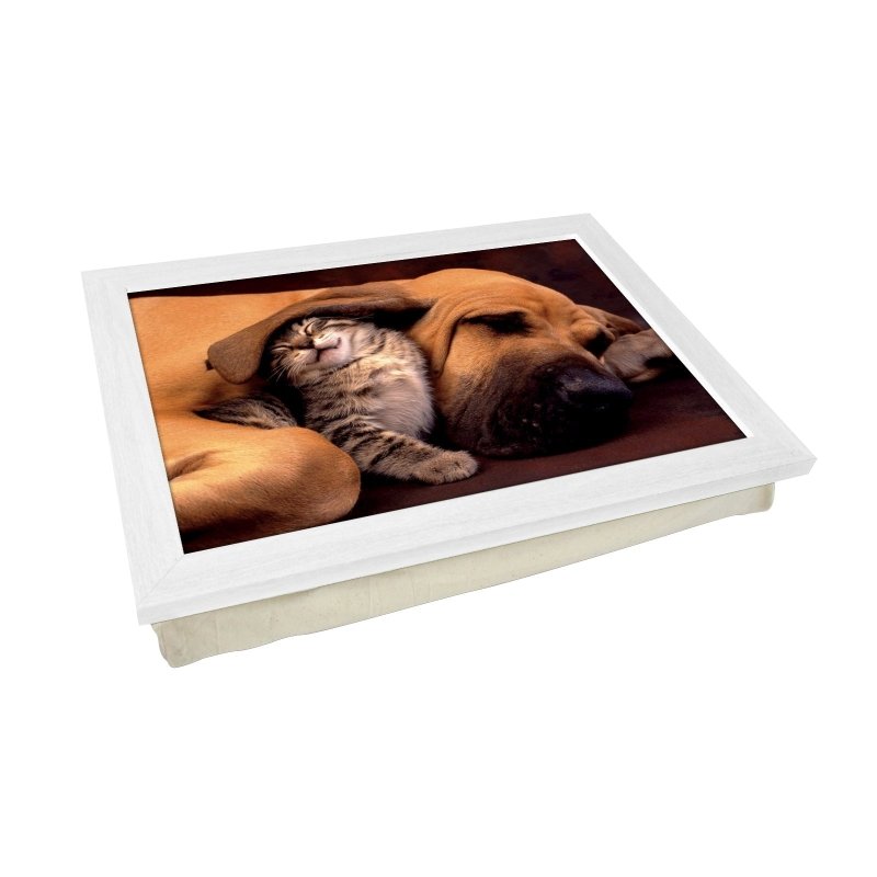 Yoosh Cat & Sleeping Great Dane Dog Lap Tray - L0401 - Kitchen Tools & Gadgets - British D'sire