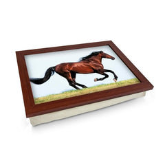 Yoosh Chestnut Horse Running Lap Tray - Kitchen Tools & Gadgets - British D'sire