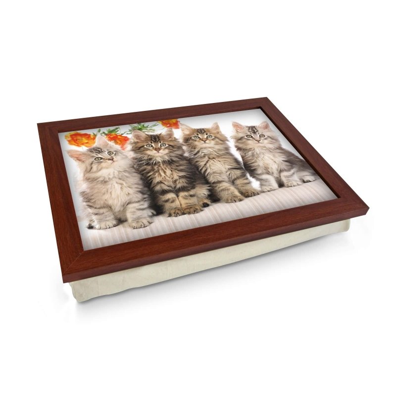 Yoosh Cute Long Haired Kittens Lap Tray - L0400 - Kitchen Tools & Gadgets - British D'sire