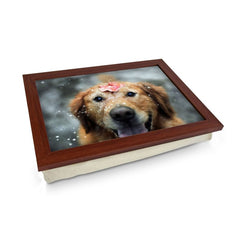 Yoosh Dog in Snow Lap Tray - L0025 - Kitchen Tools & Gadgets - British D'sire