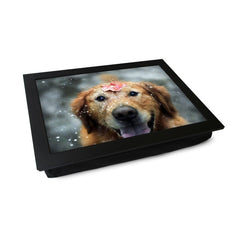 Yoosh Dog in Snow Lap Tray - L0025 - Kitchen Tools & Gadgets - British D'sire