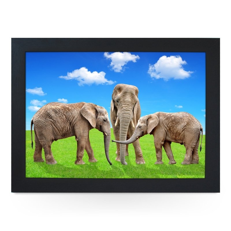 Yoosh Elephants on Grass Lap Tray - Kitchen Tools & Gadgets - British D'sire