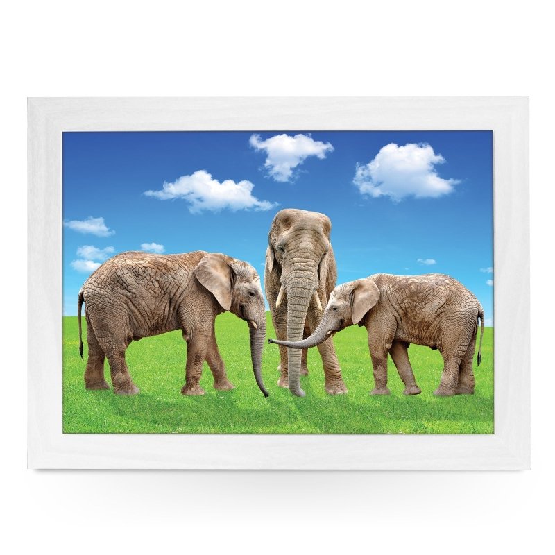 Yoosh Elephants on Grass Lap Tray - Kitchen Tools & Gadgets - British D'sire