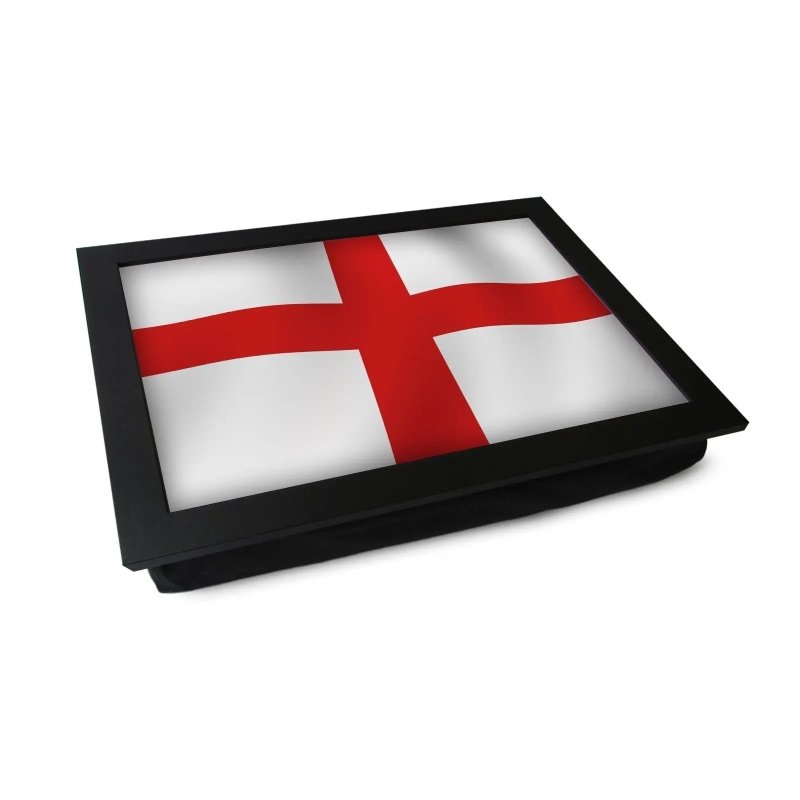 Yoosh England Flag Wavy Lap Tray - L0229 - Kitchen Tools & Gadgets - British D'sire