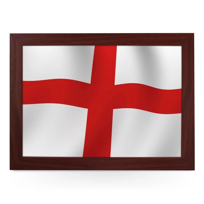 Yoosh England Flag Wavy Lap Tray - L0229 - Kitchen Tools & Gadgets - British D'sire