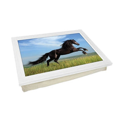 Yoosh Galloping Black Horse Lap Tray - L0746 - Kitchen Tools & Gadgets - British D'sire