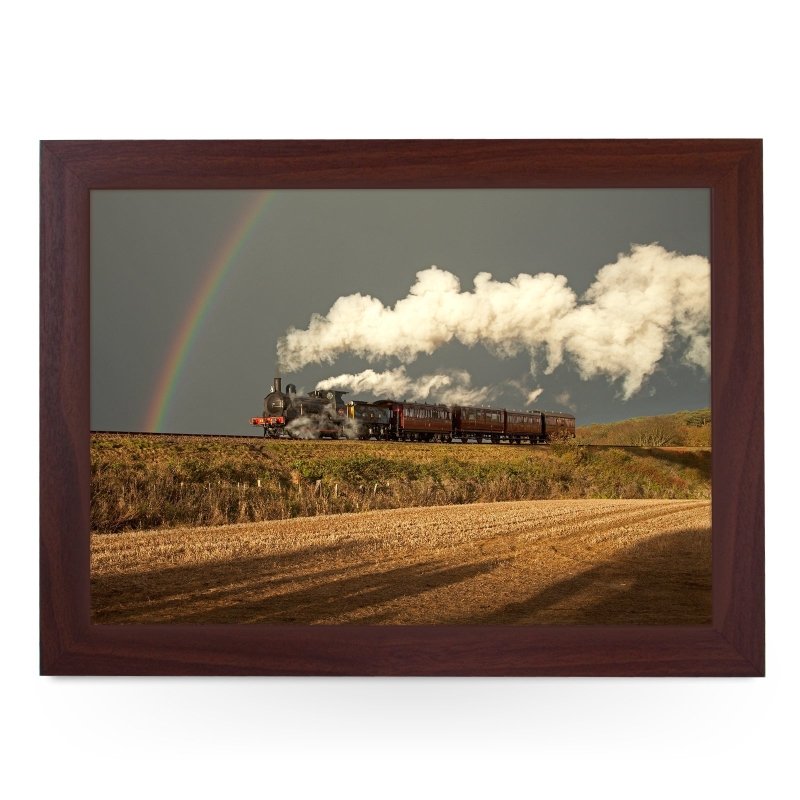 Yoosh Ger Y14 With Rainbow The North Norfolk Railway Train Lap Tray - Kitchen Tools & Gadgets - British D'sire