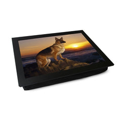 Yoosh German Shepherd on Beach Dog Lap Tray - L0136 - Kitchen Tools & Gadgets - British D'sire